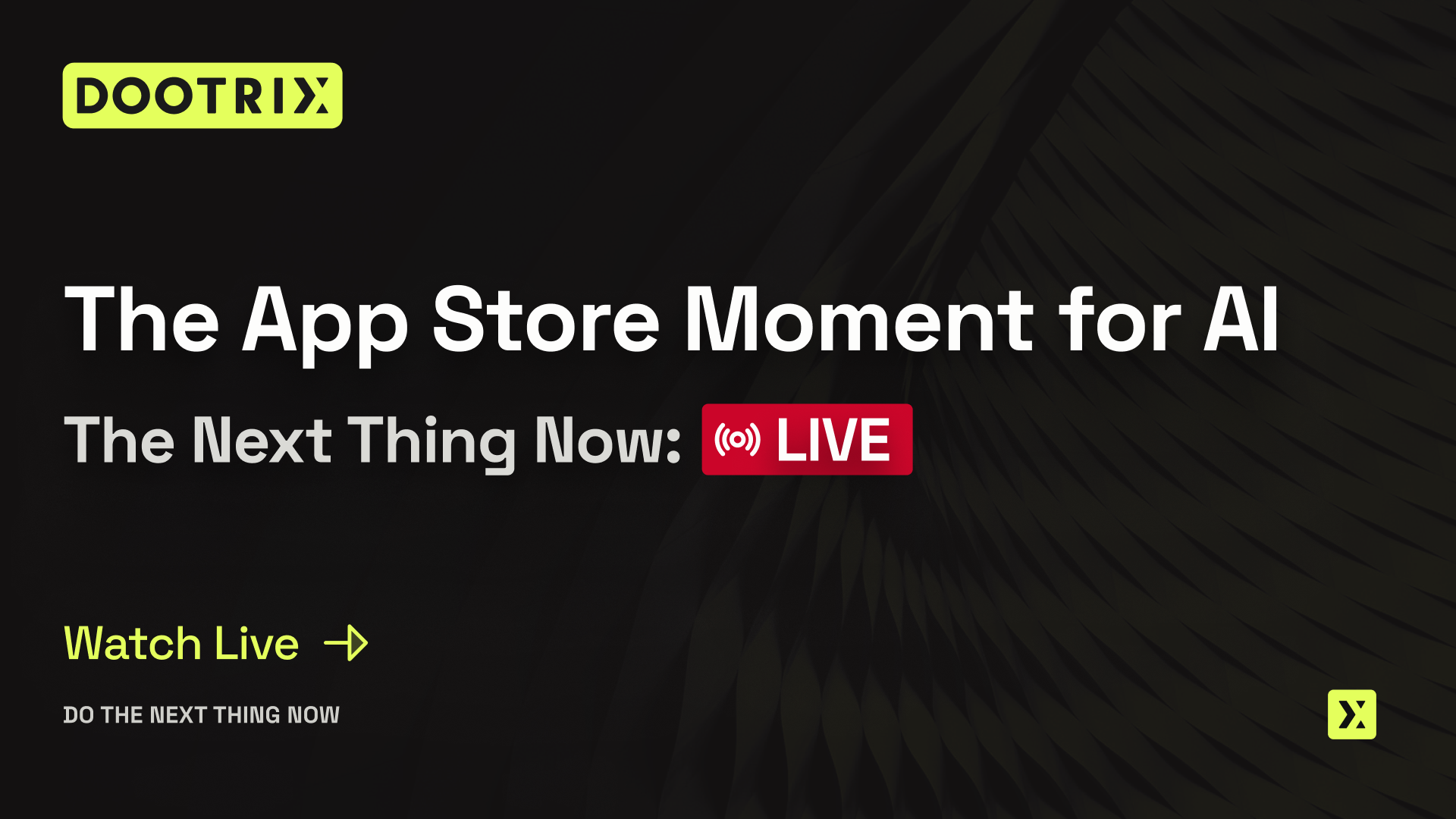 The Next Thing Now: LIVE - The App Store Moment for AU